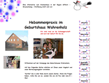 Tablet Screenshot of geburtshaus-wahrenholz.de